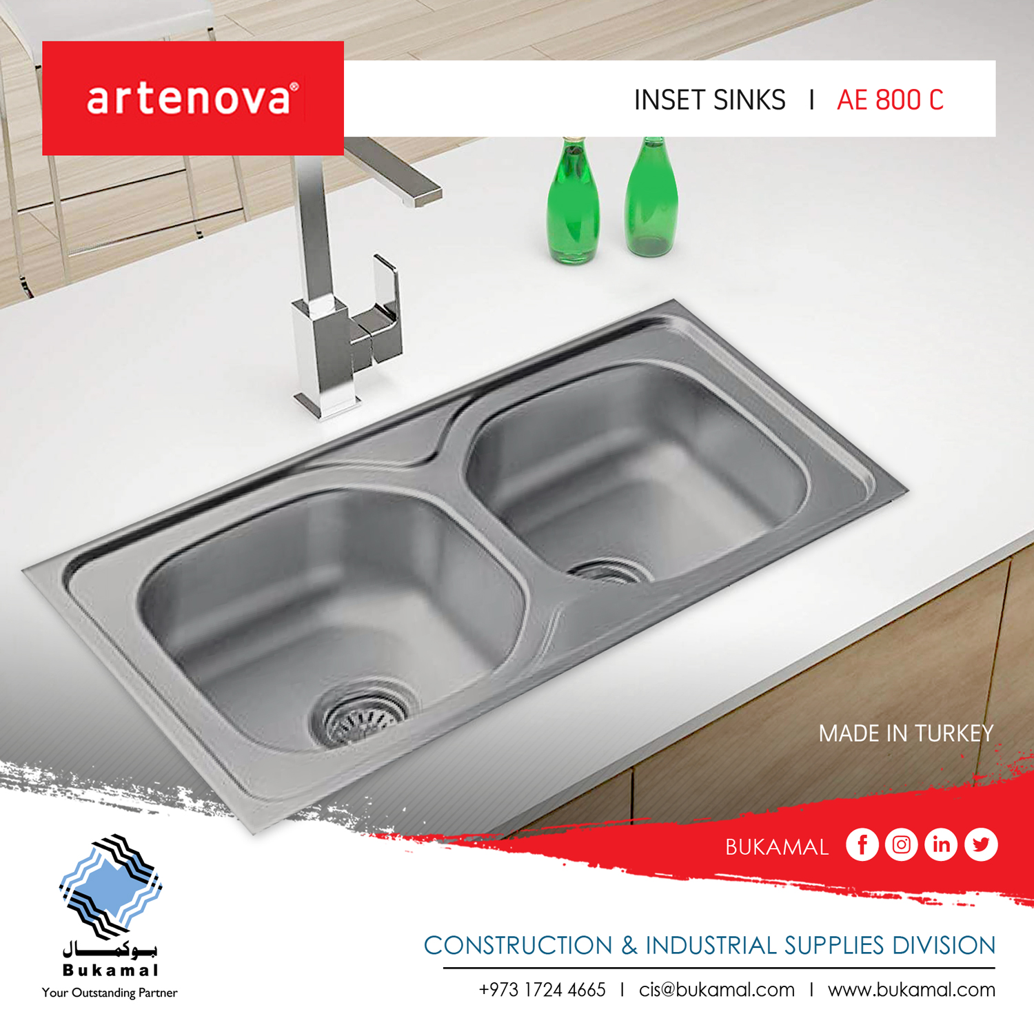 Inset sinks AE 800 C BUKAMAL BLOG