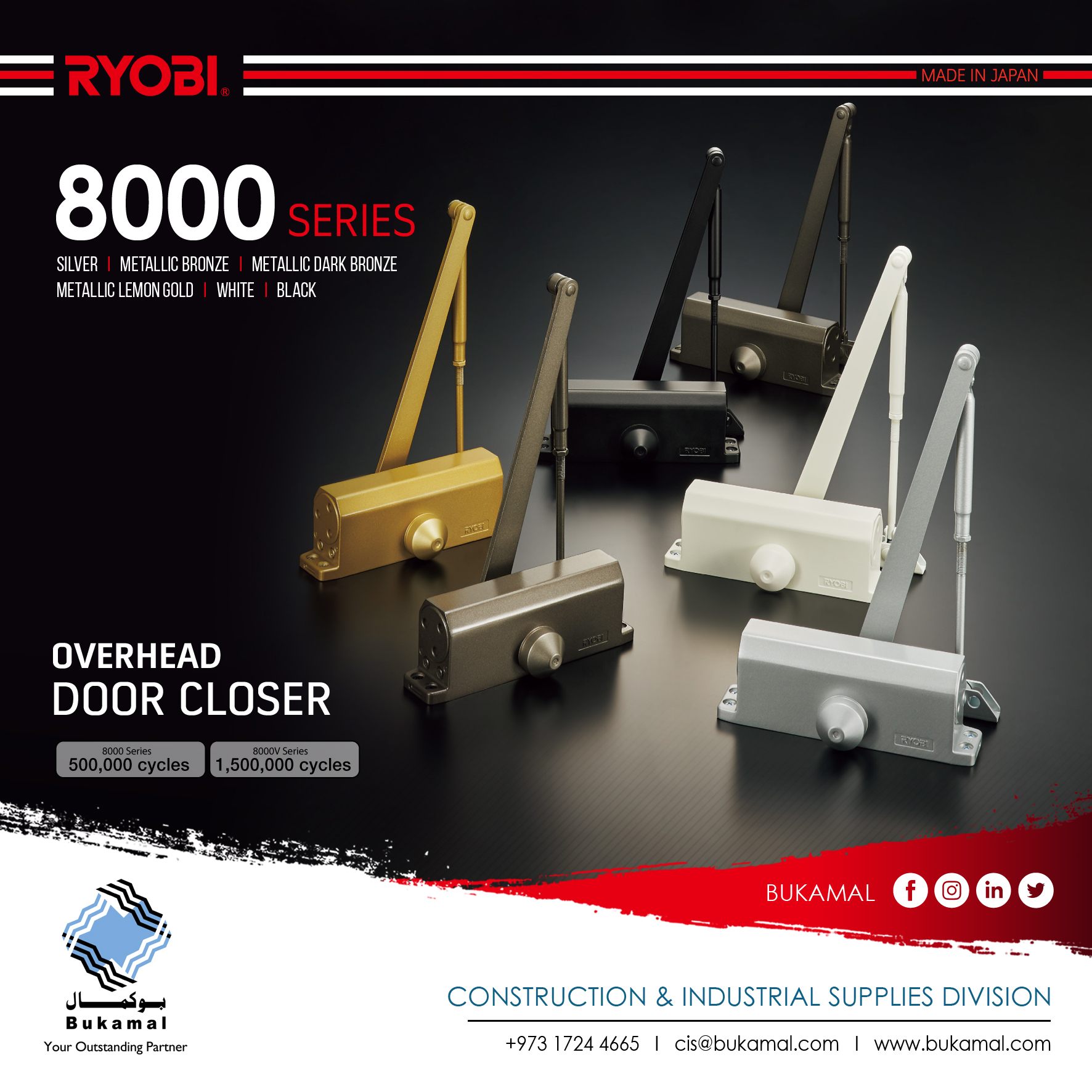 Overhead door closer 8000 BUKAMAL BLOG